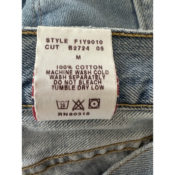 Lucky Brand Sweet Dream Jeans 26 (2) Made USA Distressed Patch Pocket Y2K Boot - Picture 4 of 8